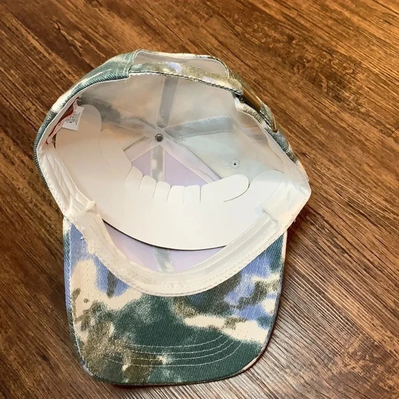 Rampage Baseball Cap Denim Tie Dye New - Picture 8 of 9